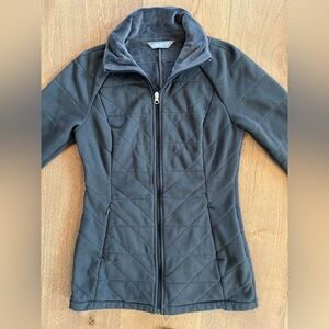 The North Face Women's Knit Stitch Fleece Jacket dark grey size s